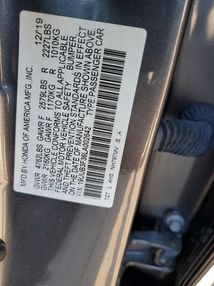 Photo 11 VIN: 19UUB3F36LA002642 - ACURA TLX 