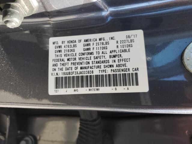 Photo 11 VIN: 19UUB3F3XJA003838 - ACURA TLX 