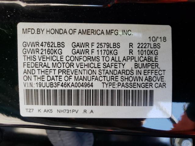 Photo 11 VIN: 19UUB3F46KA004964 - ACURA TLX TECHNO 