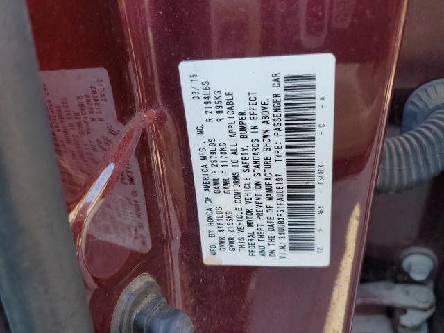 Photo 12 VIN: 19UUB3F51FA006197 - ACURA TLX TECH 