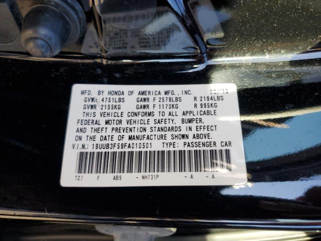 Photo 11 VIN: 19UUB3F59FA010501 - ACURA TLX TECH 