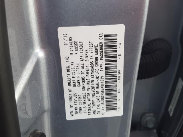 Photo 9 VIN: 19UUB3F59GA001539 - ACURA TLX TECH 