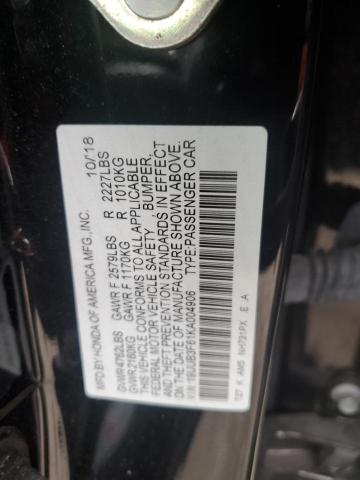 Photo 11 VIN: 19UUB3F61KA004906 - ACURA TLX TECHNO 