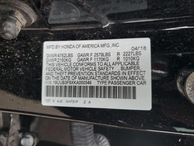 Photo 11 VIN: 19UUB3F6XKA000546 - ACURA TLX TECHNO 