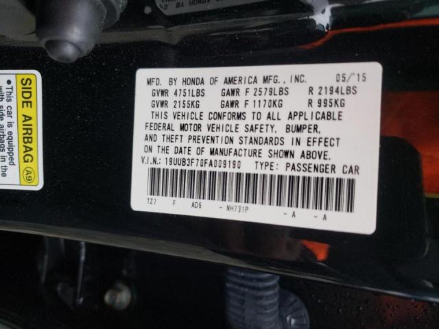 Photo 11 VIN: 19UUB3F70FA009190 - ACURA TLX ADVANC 