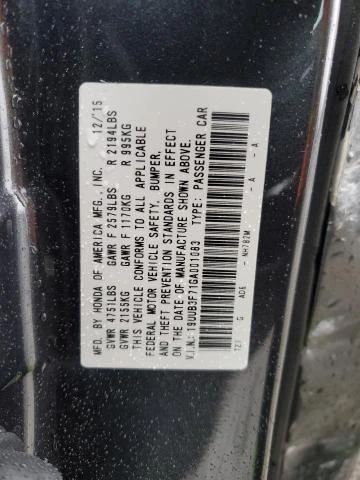 Photo 11 VIN: 19UUB3F71GA001083 - ACURA TLX ADVANC 