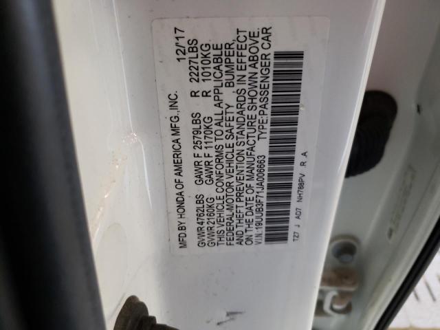 Photo 11 VIN: 19UUB3F71JA006663 - ACURA TLX ADVANC 