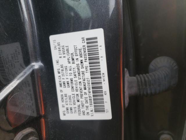 Photo 9 VIN: 19UUB3F74FA008527 - ACURA TLX ADVANC 