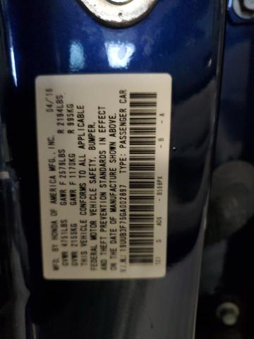 Photo 11 VIN: 19UUB3F75GA002897 - ACURA TLX ADVANC 