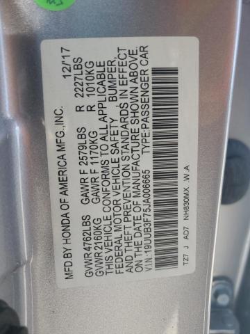 Photo 11 VIN: 19UUB3F75JA006665 - ACURA TLX ADVANC 