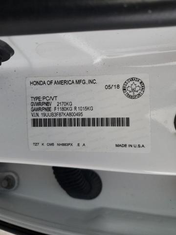 Photo 11 VIN: 19UUB3F87KA800495 - ACURA TLX ADVANC 