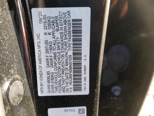 Photo 9 VIN: 19UUB5F42MA001039 - ACURA TLX TECHNO 