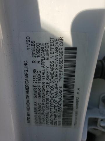 Photo 11 VIN: 19UUB5F47MA004518 - ACURA TLX TECHNO 