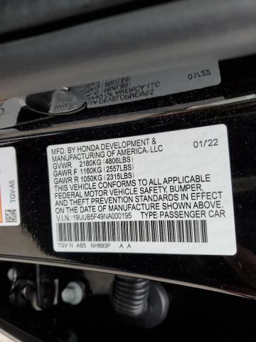 Photo 9 VIN: 19UUB5F49NA000195 - ACURA TLX TECHNO 