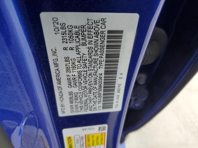 Photo 11 VIN: 19UUB5F50MA003414 - ACURA TLX TECH A 