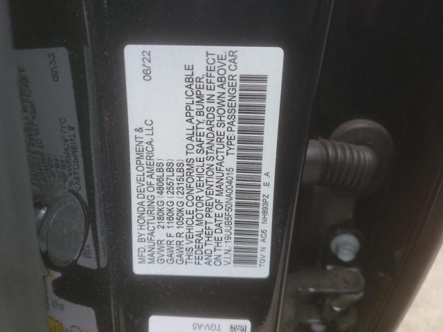 Photo 12 VIN: 19UUB5F50NA004015 - ACURA TLX TECH A 