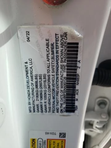 Photo 11 VIN: 19UUB5F51MA015460 - ACURA TLX TECH A 