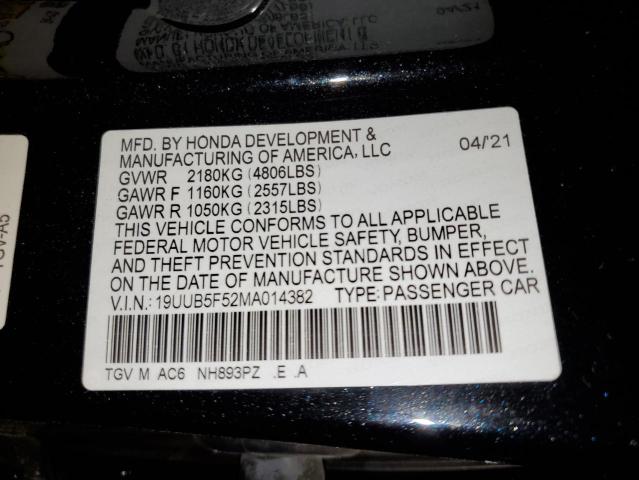 Photo 11 VIN: 19UUB5F52MA014382 - ACURA TLX TECH A 