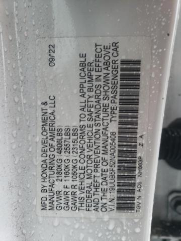 Photo 11 VIN: 19UUB5F52NA005408 - ACURA TLX 