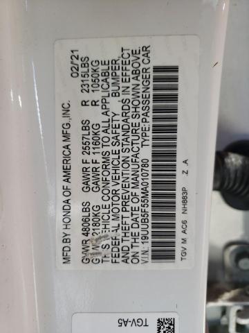 Photo 9 VIN: 19UUB5F55MA010780 - ACURA TLX TECH A 