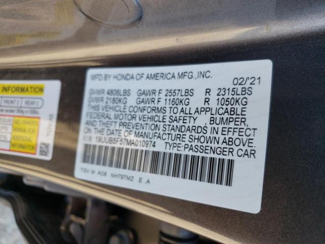 Photo 9 VIN: 19UUB5F57MA010974 - ACURA TLX 