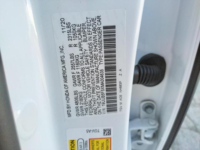 Photo 9 VIN: 19UUB5F5XMA004635 - ACURA TLX TECH A 