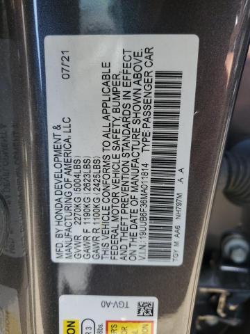 Photo 11 VIN: 19UUB6F36MA011814 - ACURA TLX 