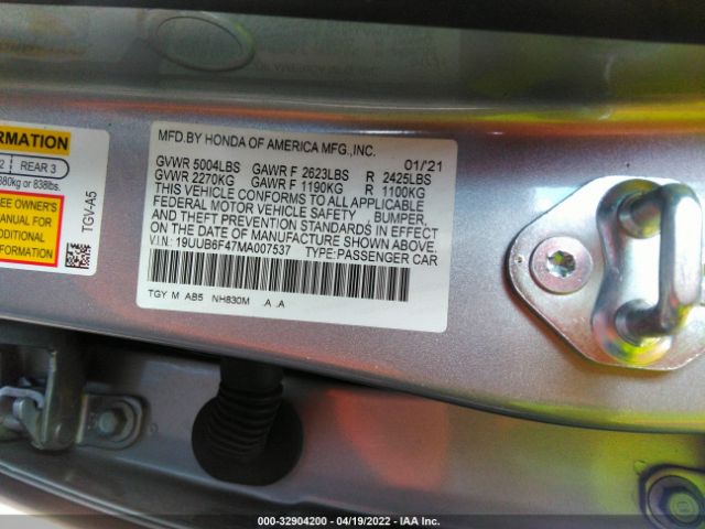 Photo 8 VIN: 19UUB6F47MA007537 - ACURA TLX 