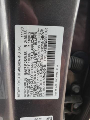 Photo 12 VIN: 19UUB6F50MA005458 - ACURA TLX TECH A 