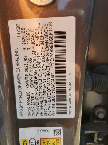 Photo 11 VIN: 19UUB6F51MA004187 - ACURA TLX TECH A 