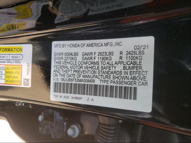 Photo 9 VIN: 19UUB6F52MA008409 - ACURA TLX 