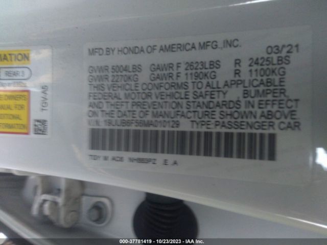 Photo 8 VIN: 19UUB6F56MA010129 - ACURA TLX 