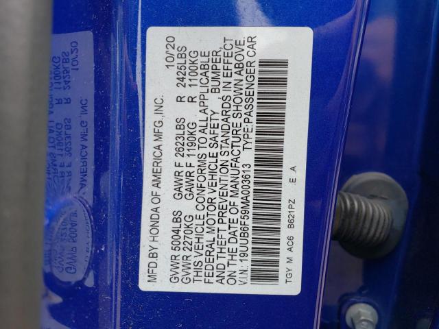 Photo 11 VIN: 19UUB6F59MA003613 - ACURA TLX TECH A 