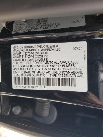 Photo 11 VIN: 19UUB6F5XMA011851 - ACURA TLX 