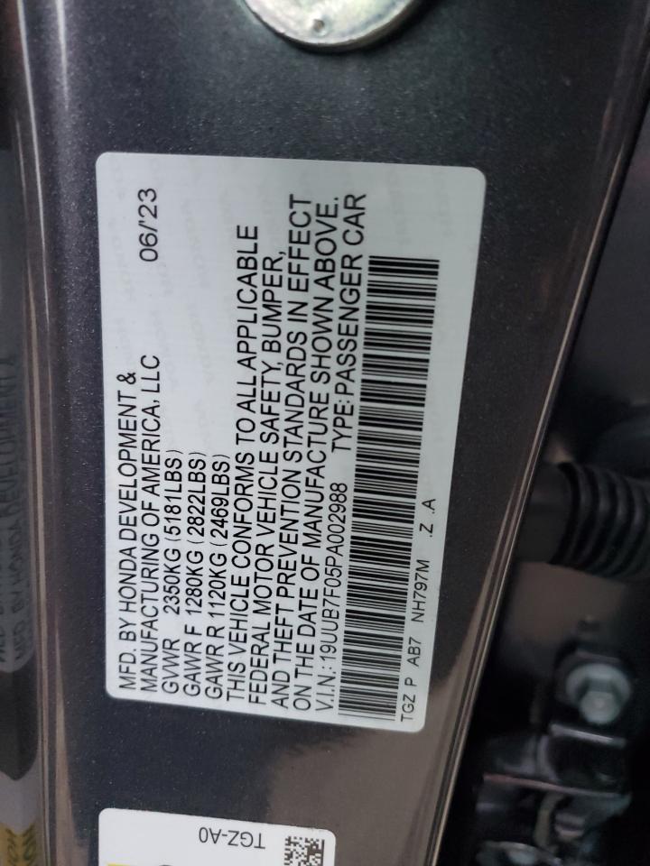 Photo 11 VIN: 19UUB7F05PA002988 - ACURA TLX 