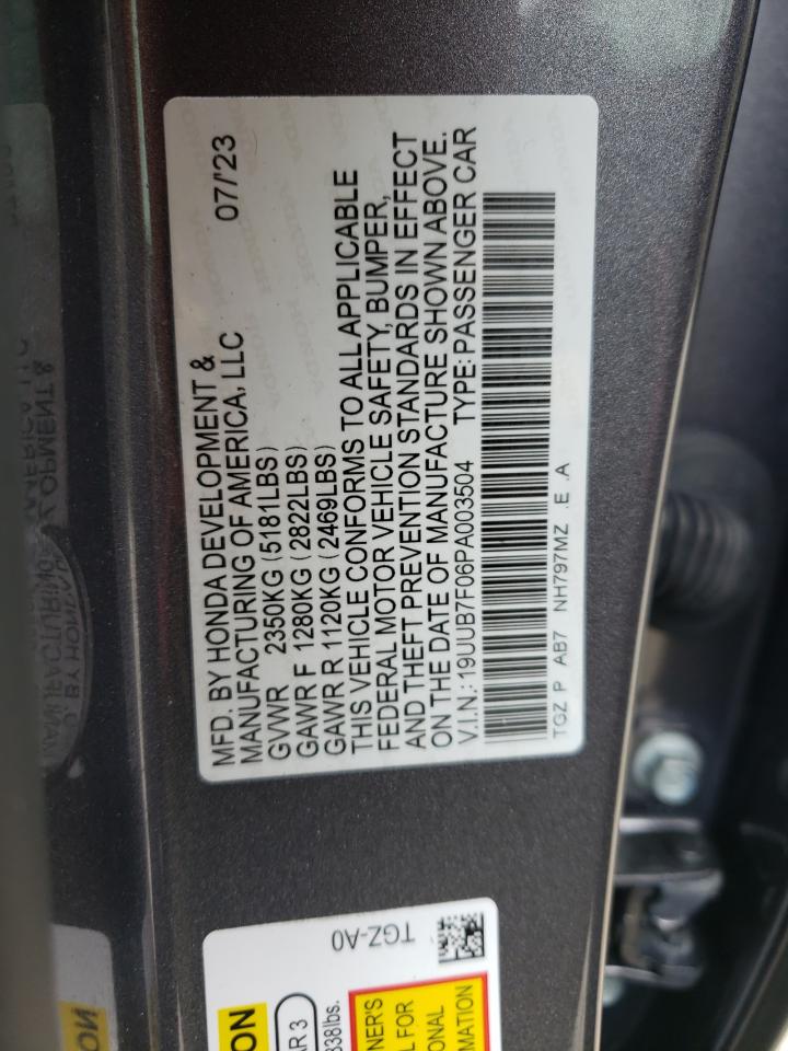 Photo 11 VIN: 19UUB7F06PA003504 - ACURA TLX 