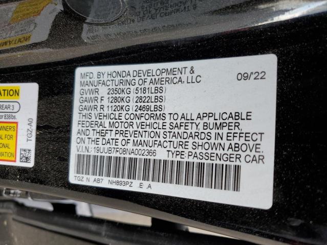 Photo 12 VIN: 19UUB7F08NA002366 - ACURA TLX 