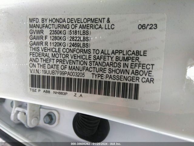 Photo 8 VIN: 19UUB7F99PA003205 - ACURA TLX 