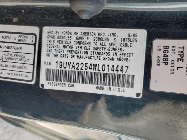 Photo 12 VIN: 19UYA2254WL014447 - ACURA CL 