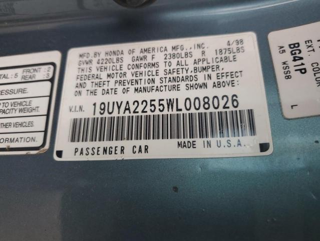 Photo 11 VIN: 19UYA2255WL008026 - ACURA 3.0CL 