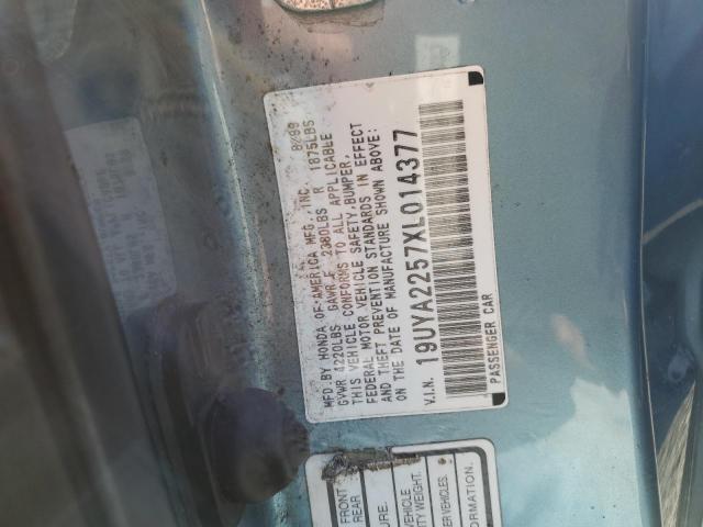 Photo 12 VIN: 19UYA2257XL014377 - ACURA 3.0CL 