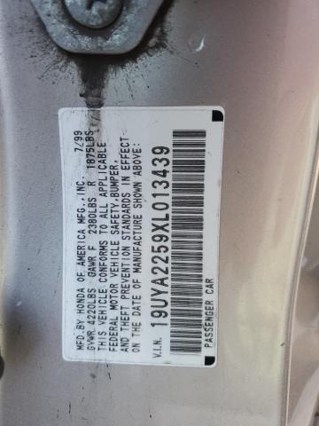 Photo 11 VIN: 19UYA2259XL013439 - ACURA CL 