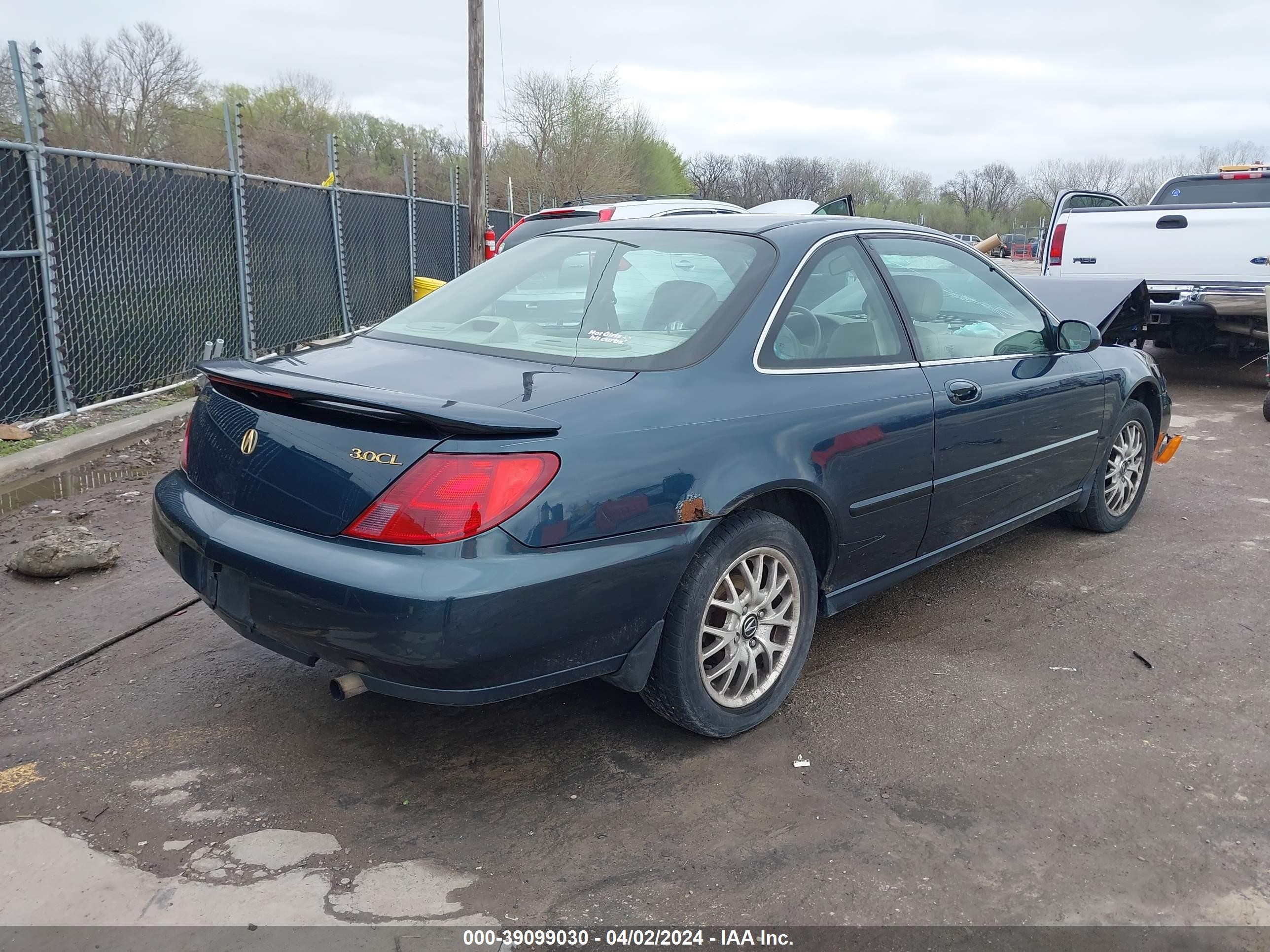 Photo 3 VIN: 19UYA225XXL001638 - ACURA CL 