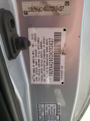 Photo 12 VIN: 19UYA42402A003437 - ACURA CL 