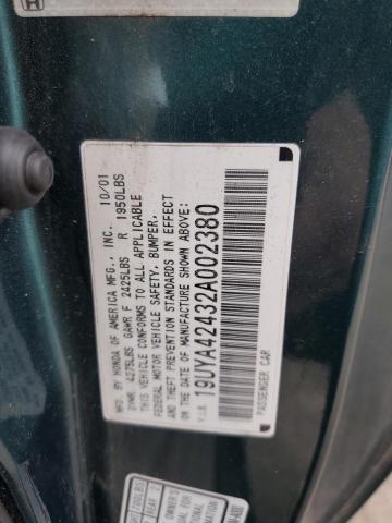 Photo 11 VIN: 19UYA42432A002380 - ACURA 3.2CL 