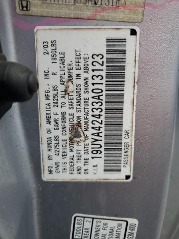 Photo 12 VIN: 19UYA42433A013123 - ACURA 3.2CL 