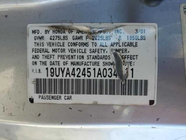 Photo 11 VIN: 19UYA42451A034911 - ACURA 3.2CL 