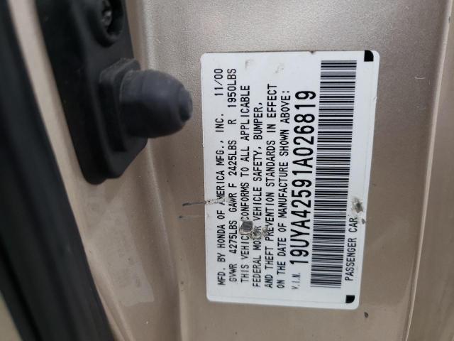 Photo 9 VIN: 19UYA42591A026819 - ACURA 3.2CL 