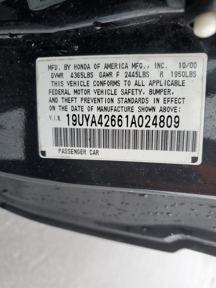 Photo 11 VIN: 19UYA42661A024809 - ACURA CL 