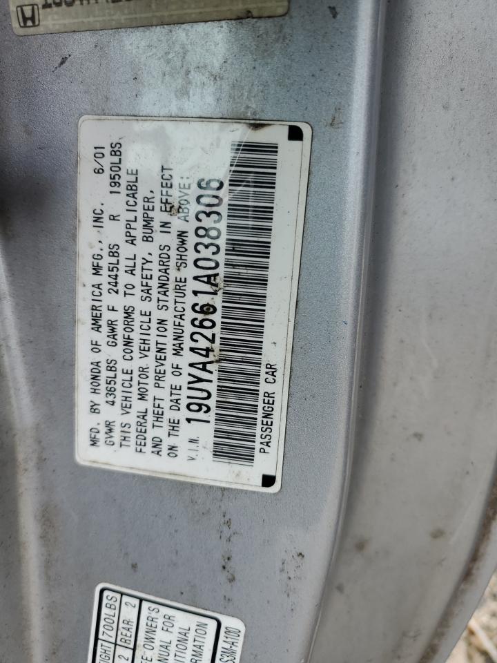 Photo 11 VIN: 19UYA42661A038306 - ACURA CL 